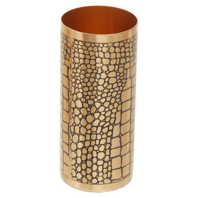 Meko Small Croc Pattern Vase