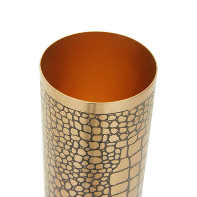 Meko Small Croc Pattern Vase