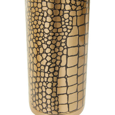 Meko Small Croc Pattern Vase