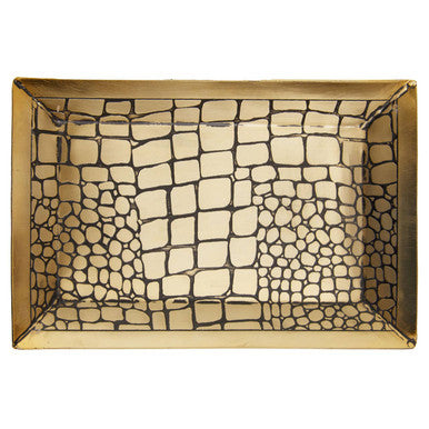 Meko Croc Pattern Trinket Dish