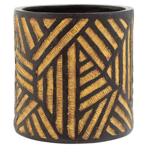 Darnell Natural And Black Planter