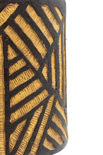 Darnell Natural And Black Planter