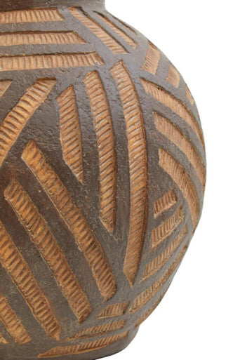 Darnell Round Brown Vase