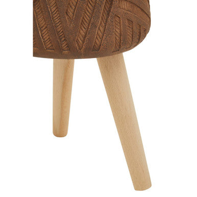 Darnell Brown Planter With Angular Legs