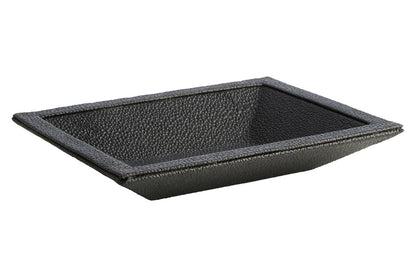 Cardona Black Shagreen Effect Trinket Dish