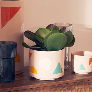 Jada Small Abstract Planter