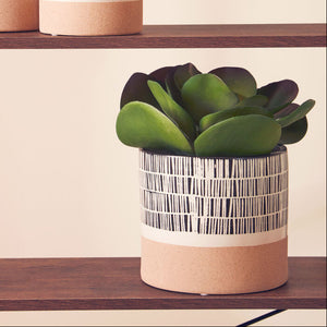 Jada Large Striped Planter