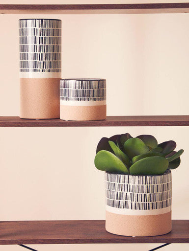 Jada Large Striped Planter