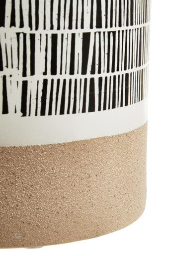 Jada Large Striped Planter