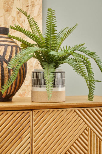 Jada Small Striped Planter