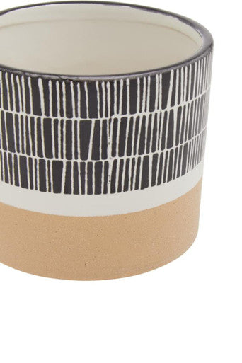 Jada Small Striped Planter
