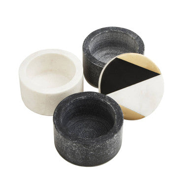 Omari Marble Stacking Trinket Pots