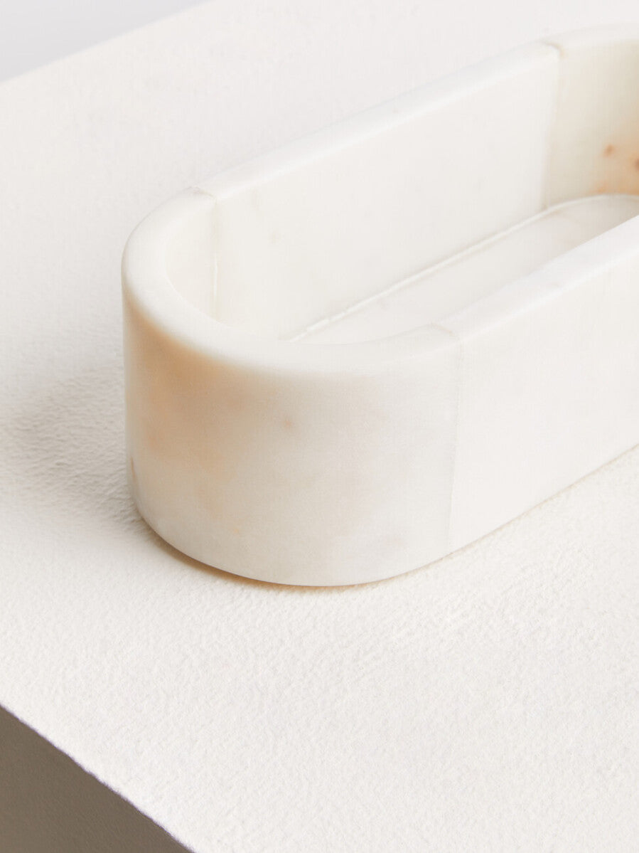 Omari Oblong Marble Trinket Box