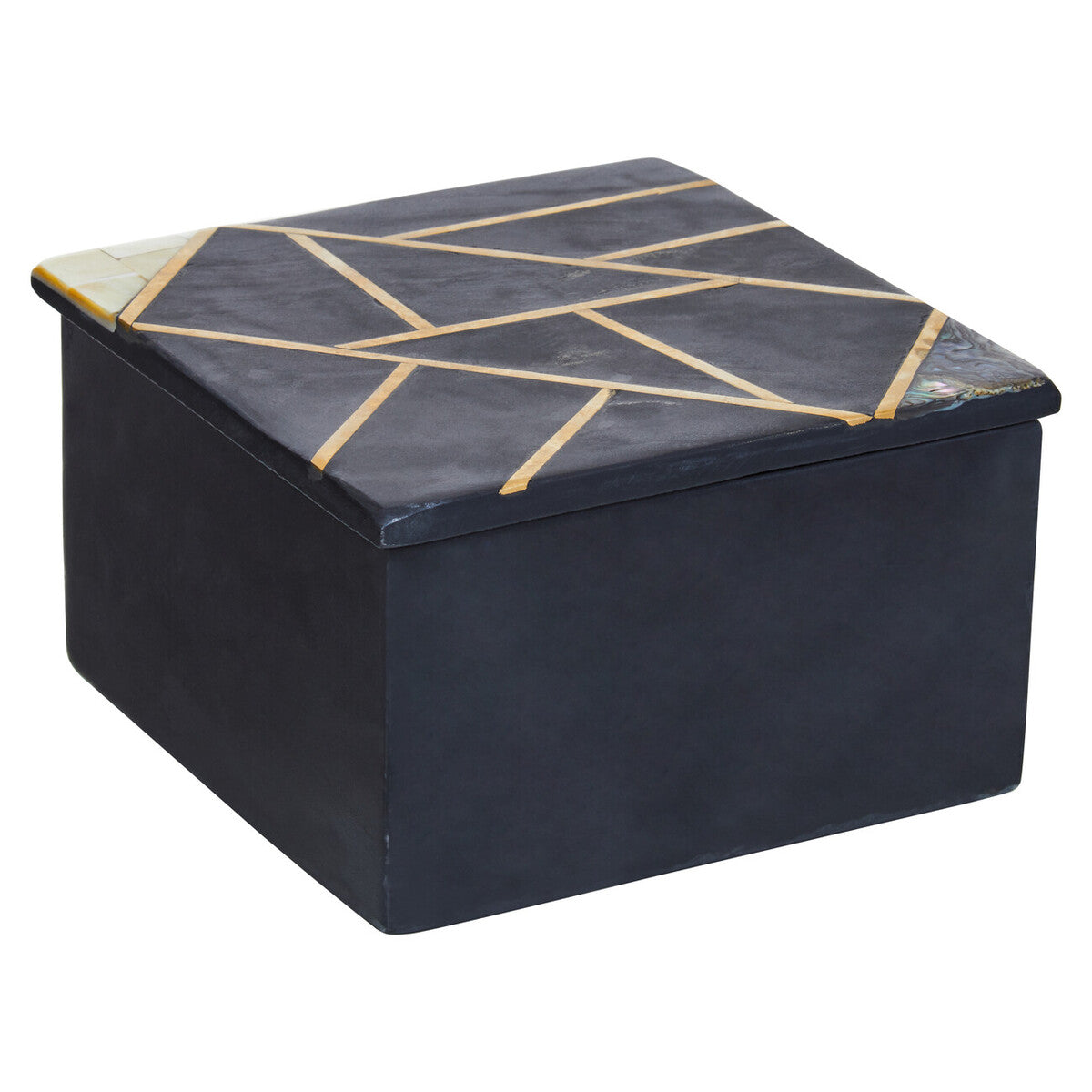 Oriana Small Black Slate Trinket Box