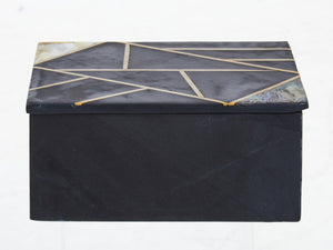 Oriana Large Black Slate Trinket Box