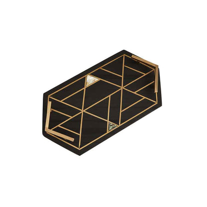 Oriana Black Slate Tray