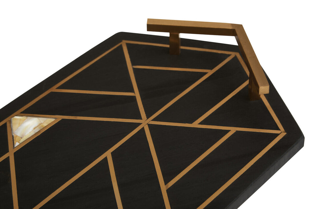 Oriana Black Slate Tray