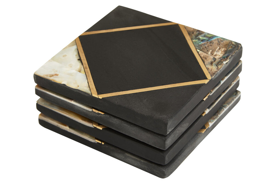 Oriana Set Of Four Slate Coasters