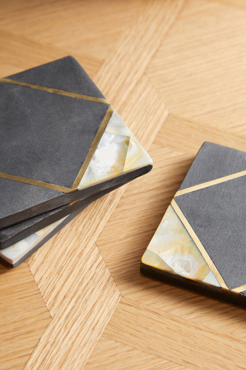 Oriana Set Of Four Slate Coasters