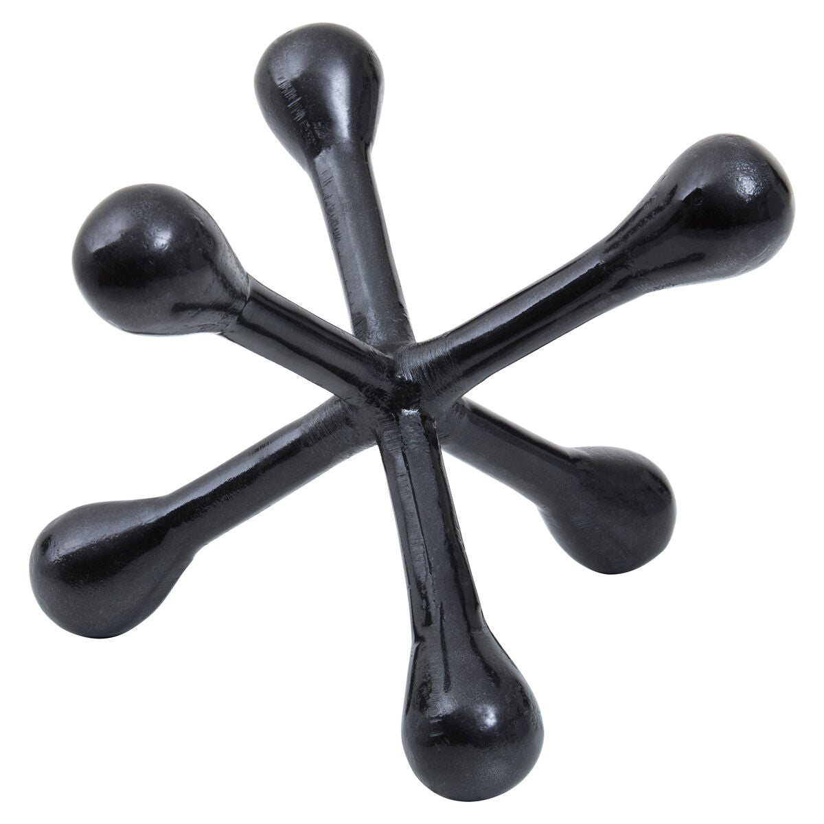 Prato Black Nickel Finish Jack Sculpture - Image 2