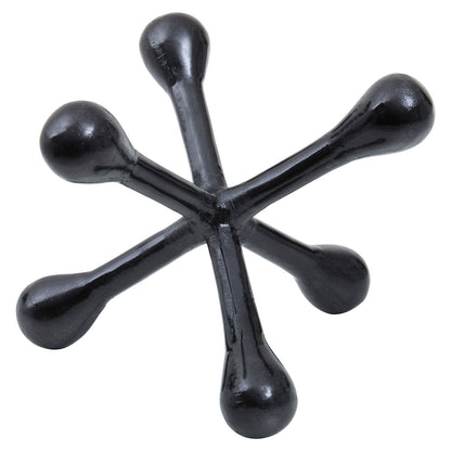 Prato Black Nickel Finish Jack Sculpture - Image 2