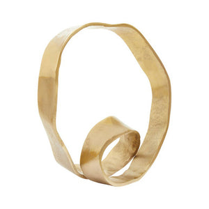 Gold Finish Twist Sculpture | Prato