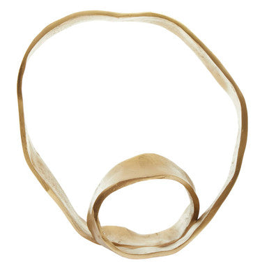 Prato Gold Finish Twist Sculpture - Image 4