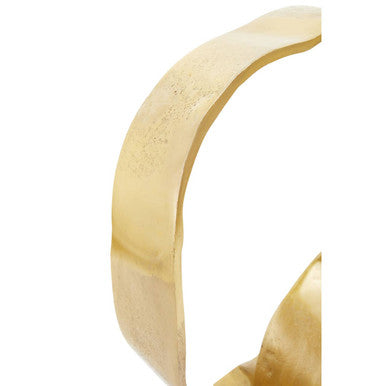 Prato Gold Finish Knot Sculpture