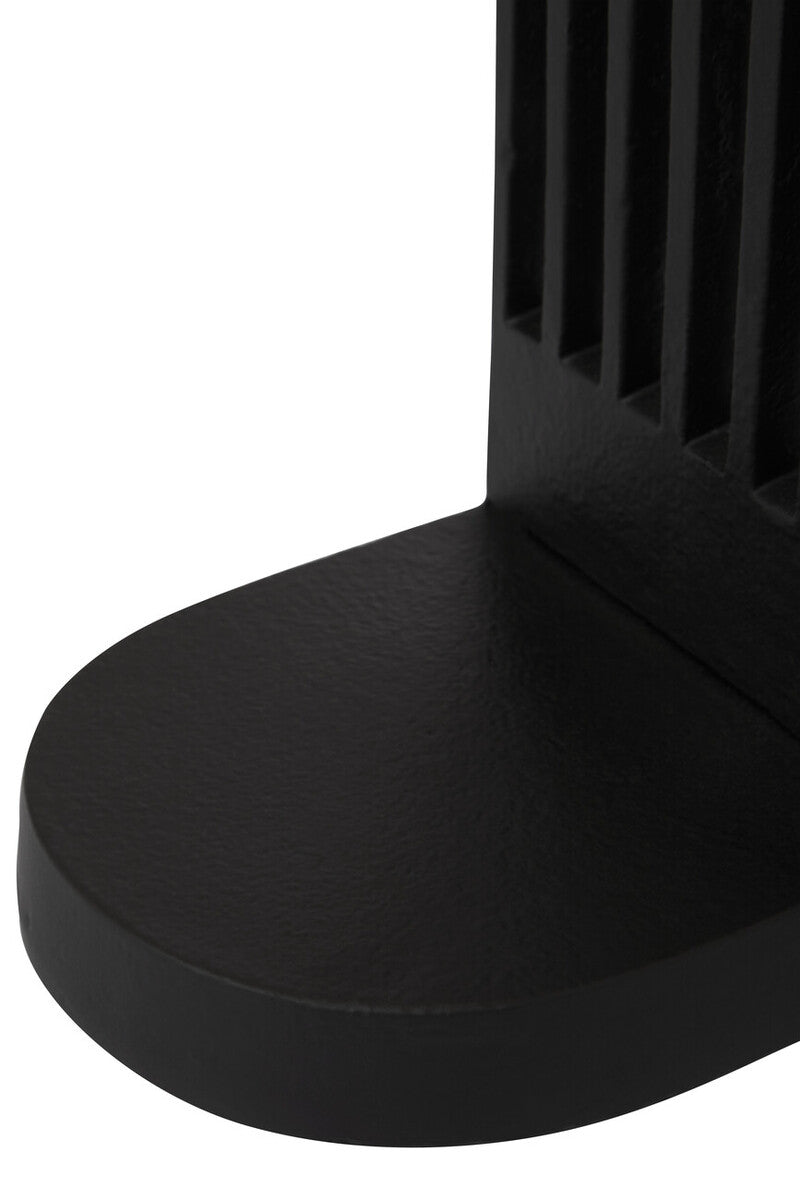 Rubi Set Of Two Black Finish Arched Bookends - Image 7