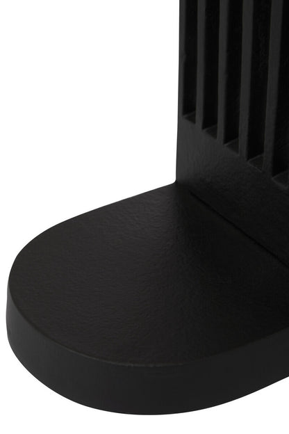 Rubi Set Of Two Black Finish Arched Bookends