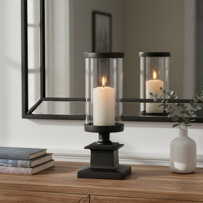 Ryley Black Candle Holder