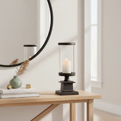 Ryley Black Candle Holder