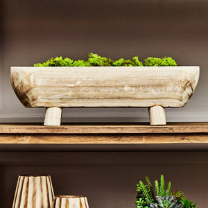 Arlo Natural Oval Decorative Dough Bowl
