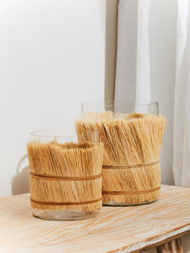 Kuta Natural Large Candle Holder