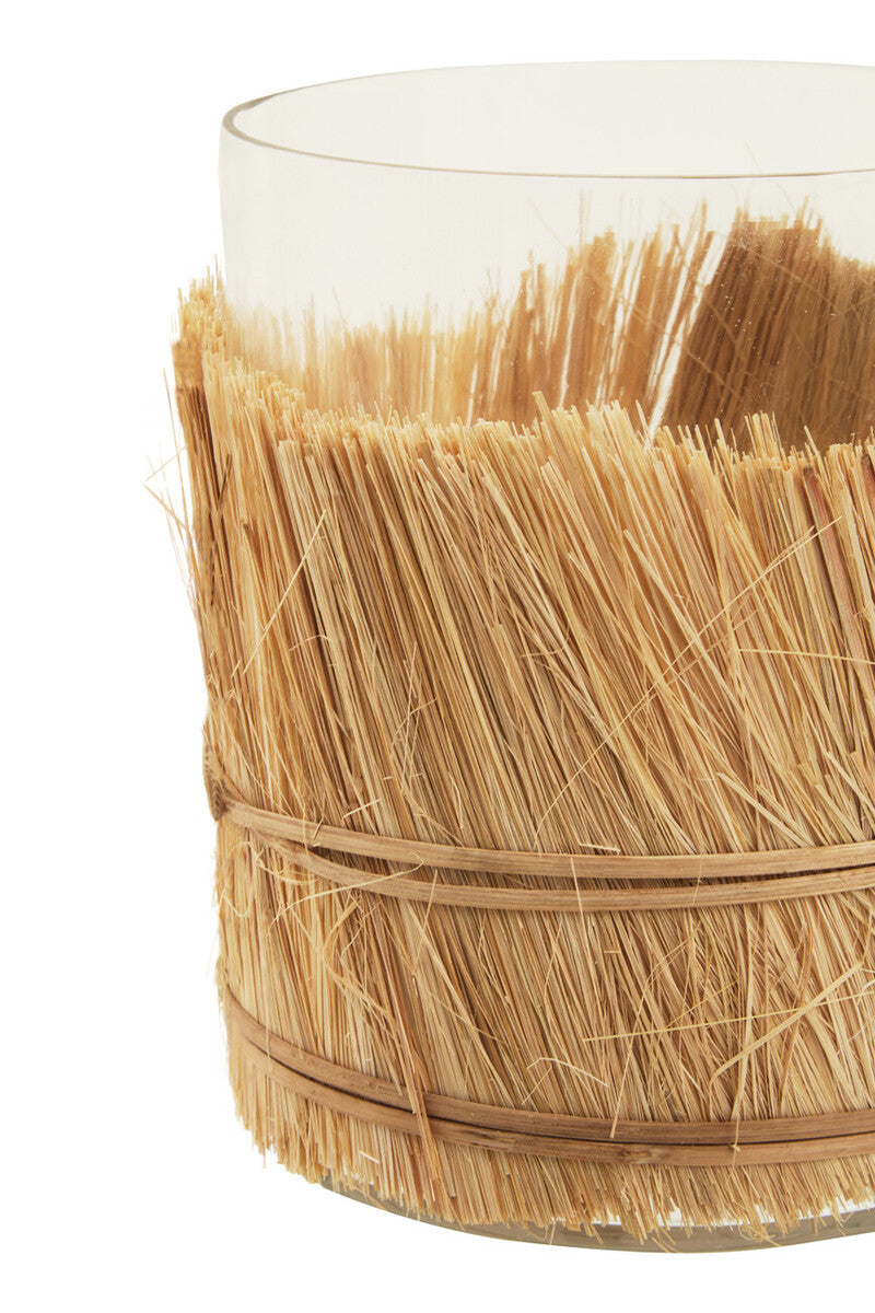 Kuta Natural Medium Candle Holder