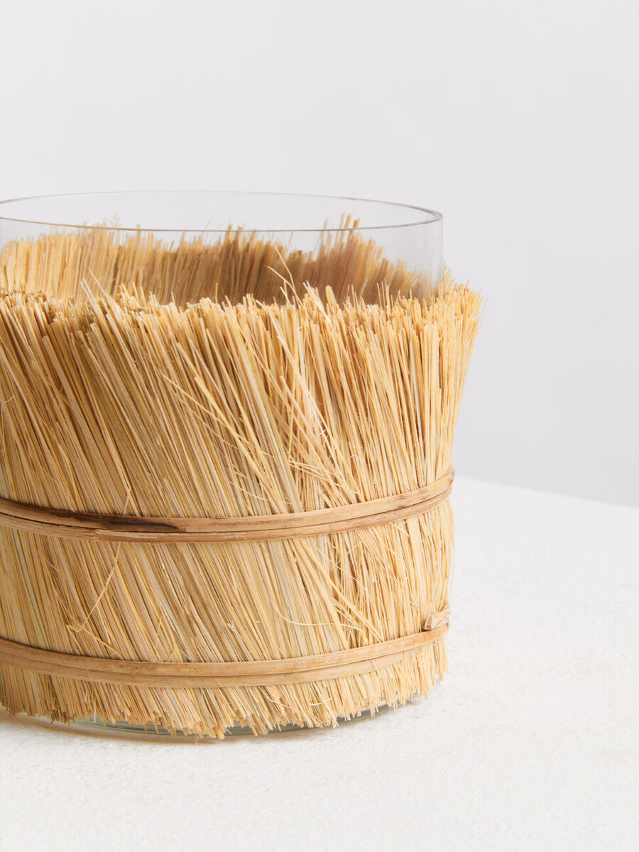 Kuta Natural Small Candle Holder