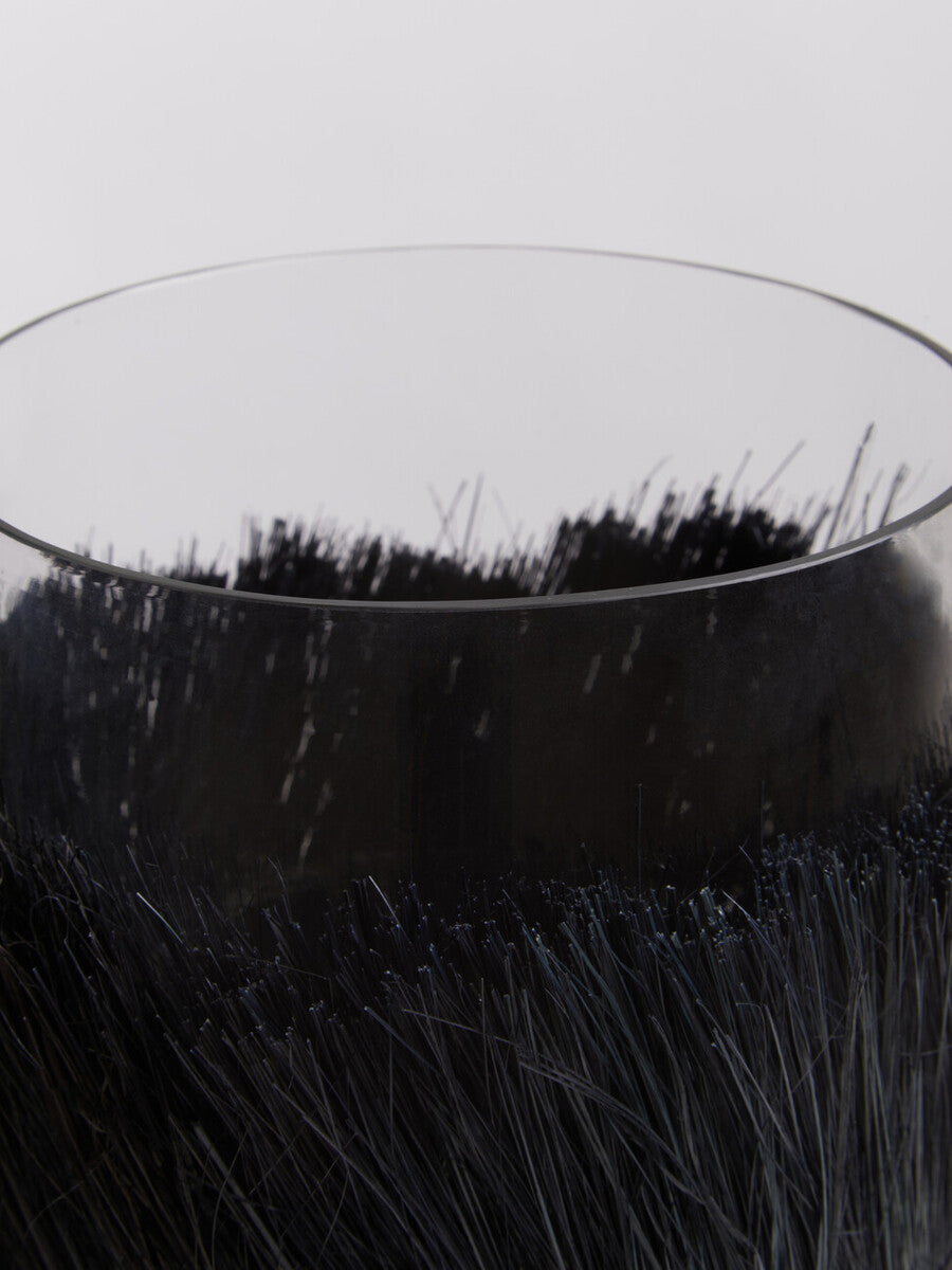 Kuta Black Large Candle Holder