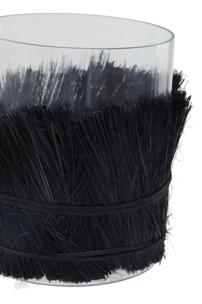 Kuta Black Medium Candle Holder
