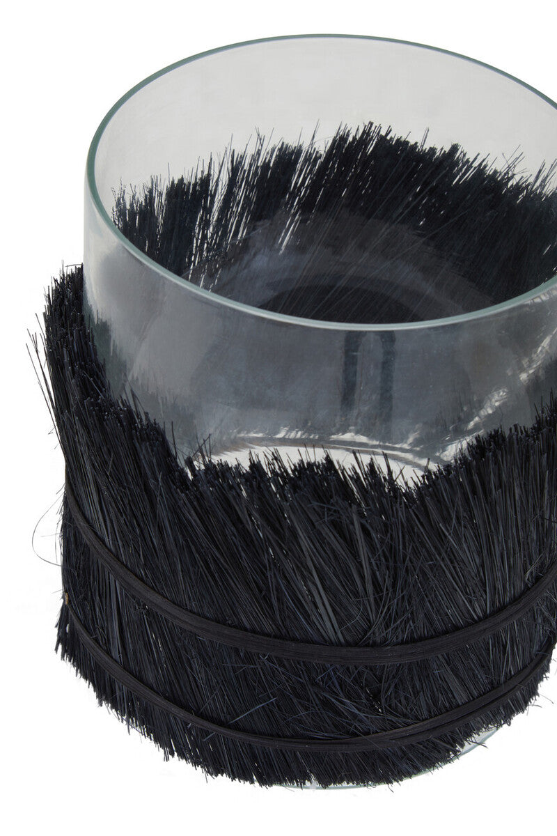 Kuta Black Medium Candle Holder