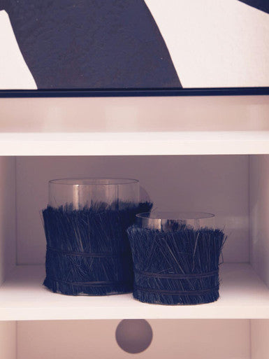 Kuta Black Small Candle Holder