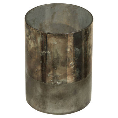 Gaia Antique Effect Black Glass Small Vase