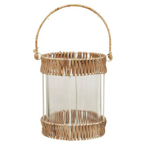 Natural and White Small Lantern | Kuta
