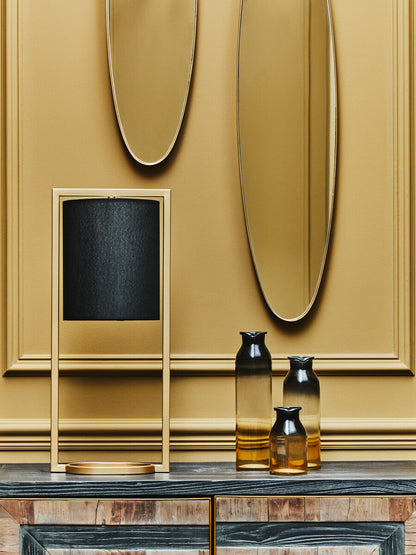 Glynn Black And Gold Medium Vase