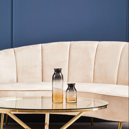 Glynn Black And Gold Small Vase