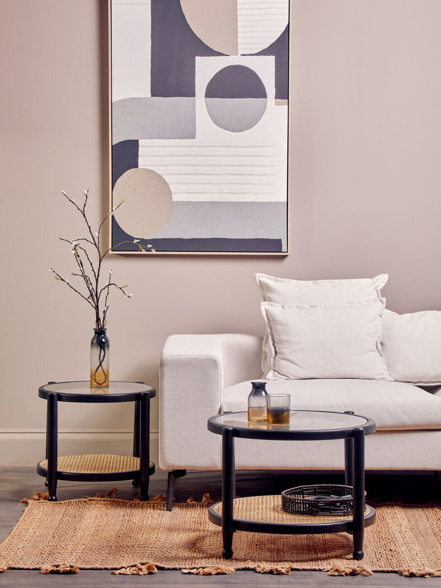 Glynn Black And Gold Small Vase