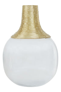 Glynn Glass And Gold Small Vase