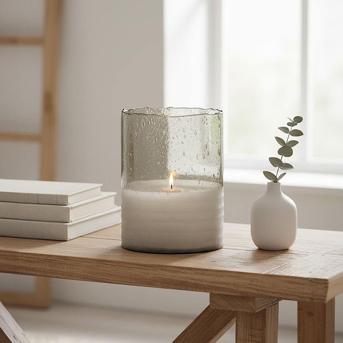 Glynn Natural Large Candle Holder