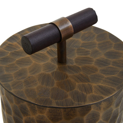 Akola Antique Gold Large Trinket Box