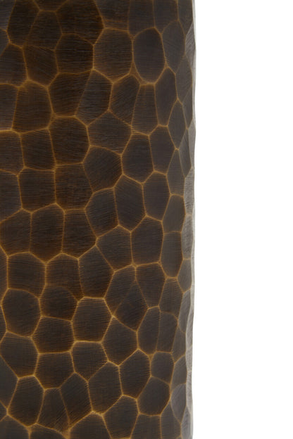 Akola Small Antique Gold Metal Vase