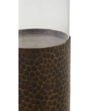 Akola Large Gold Floor Standing Candle Holder